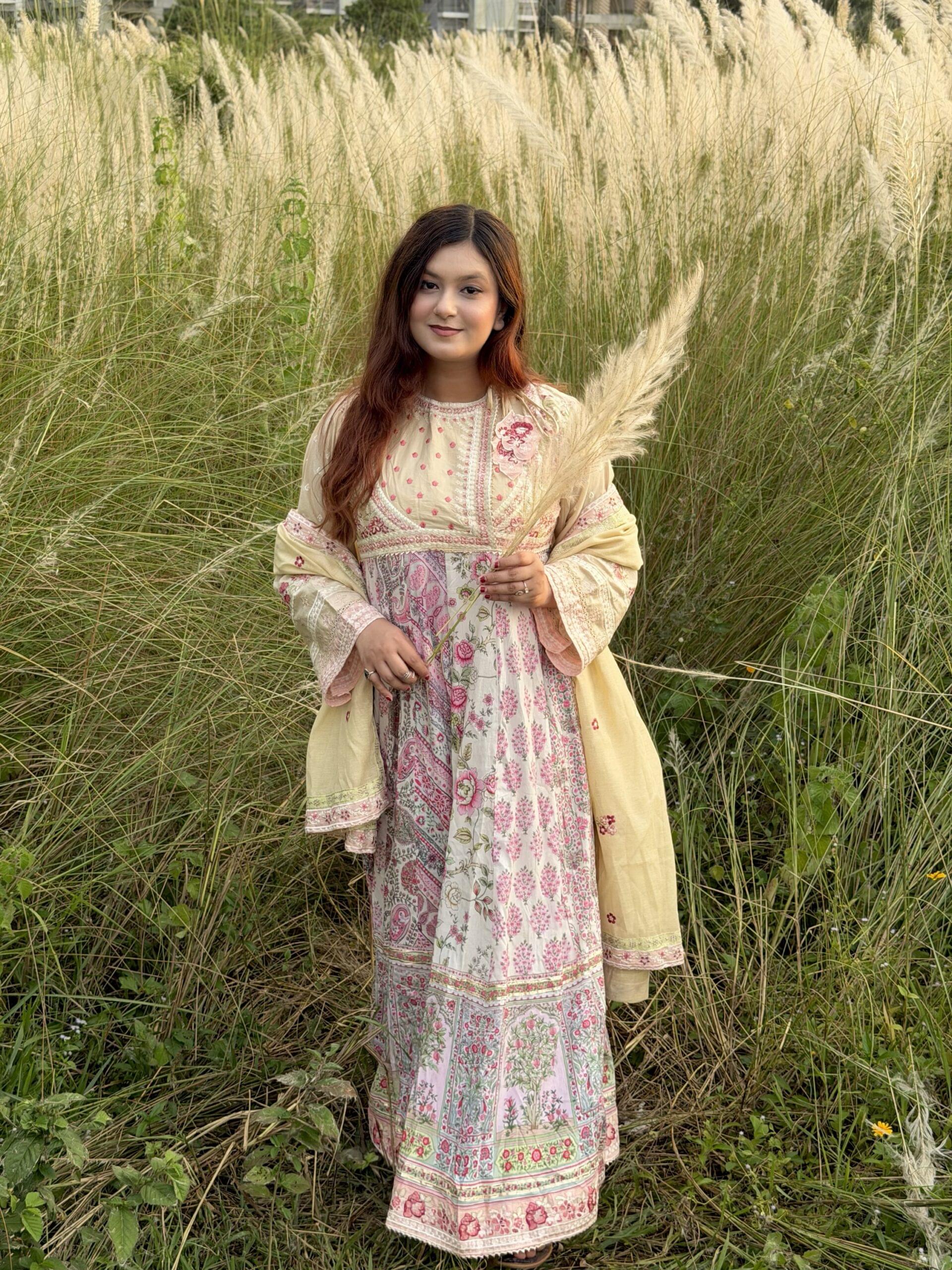 Creamy Anarkali - Image 16