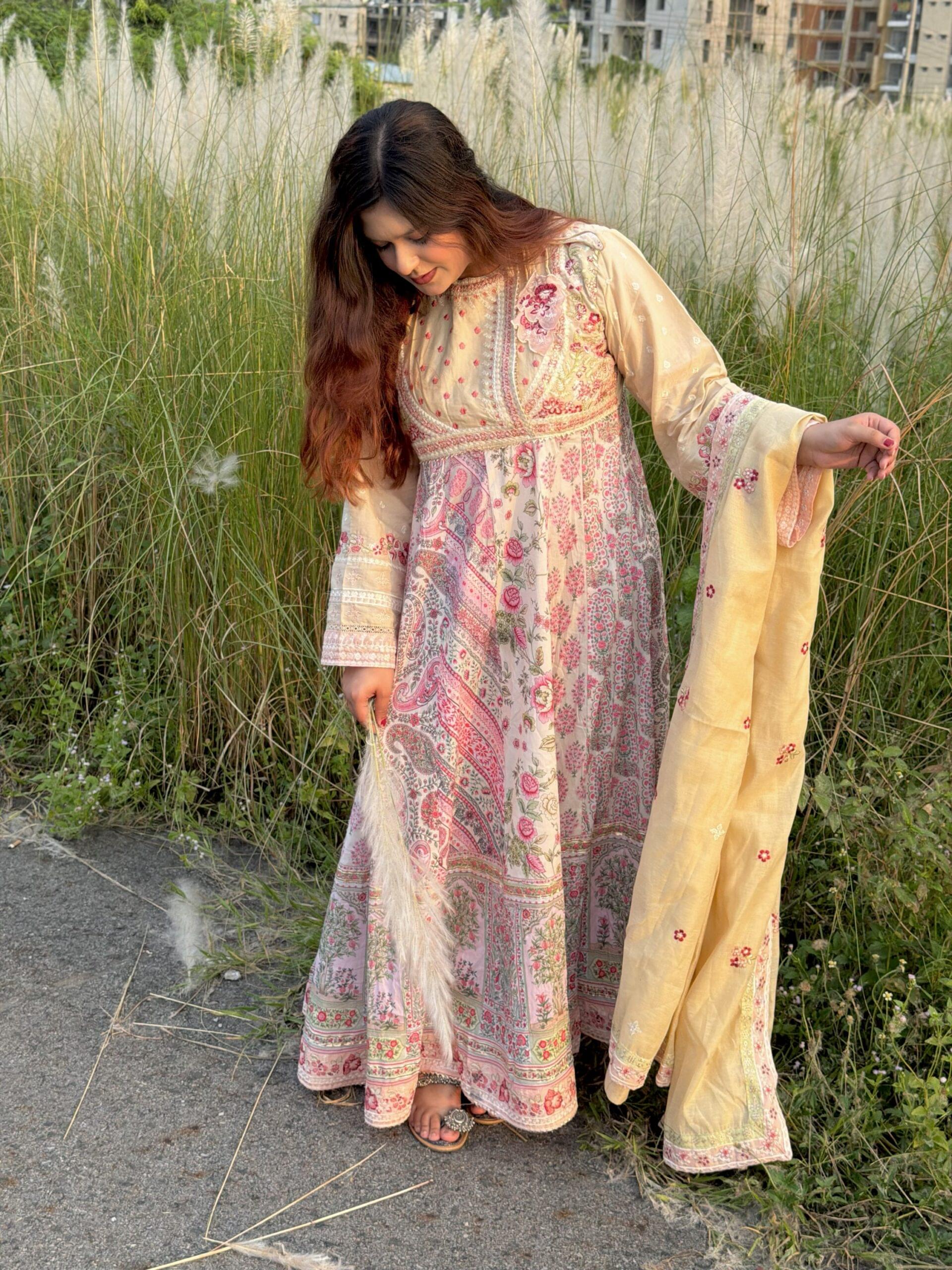 Creamy Anarkali - Image 4