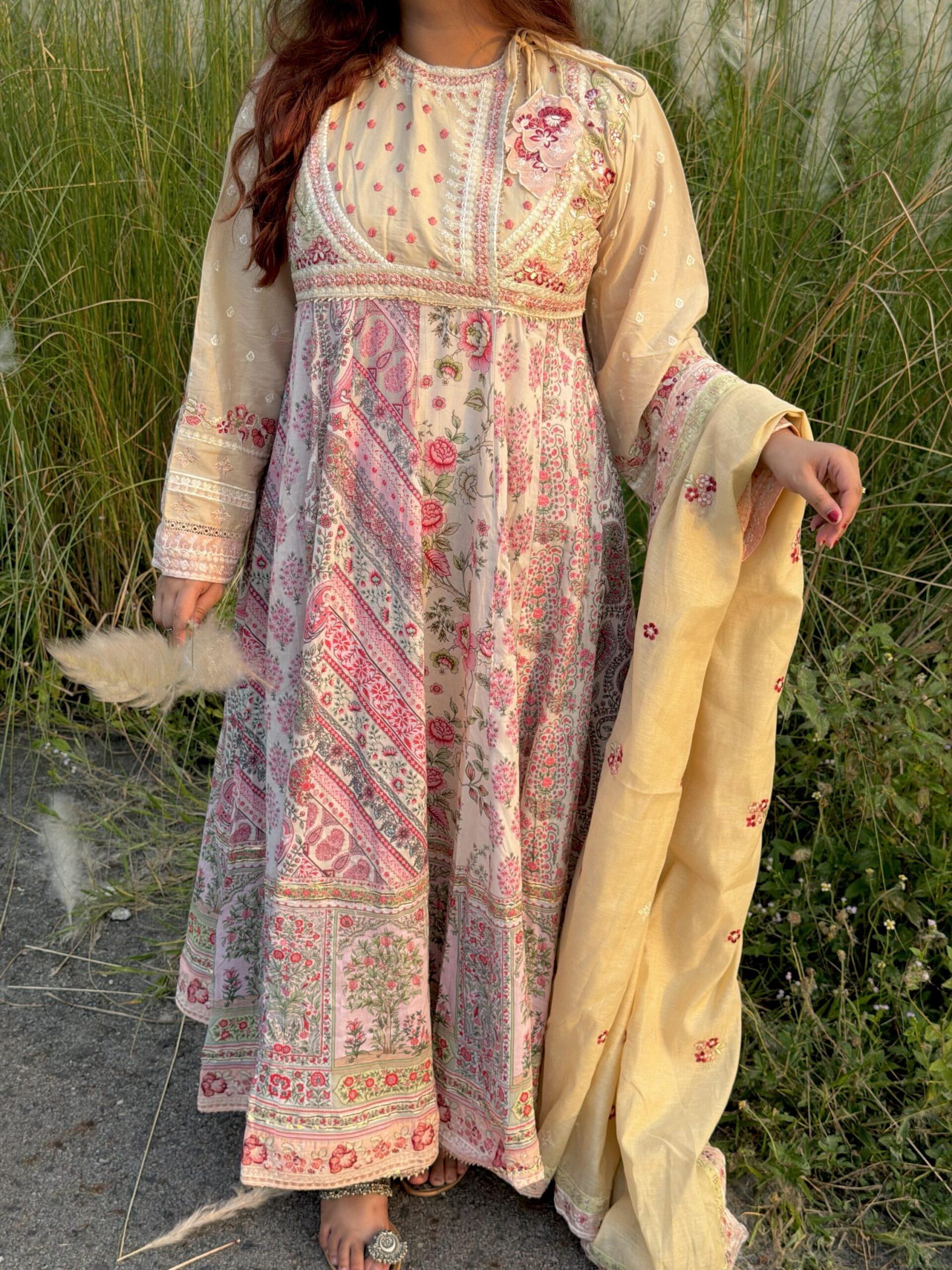 Creamy Anarkali - Image 7