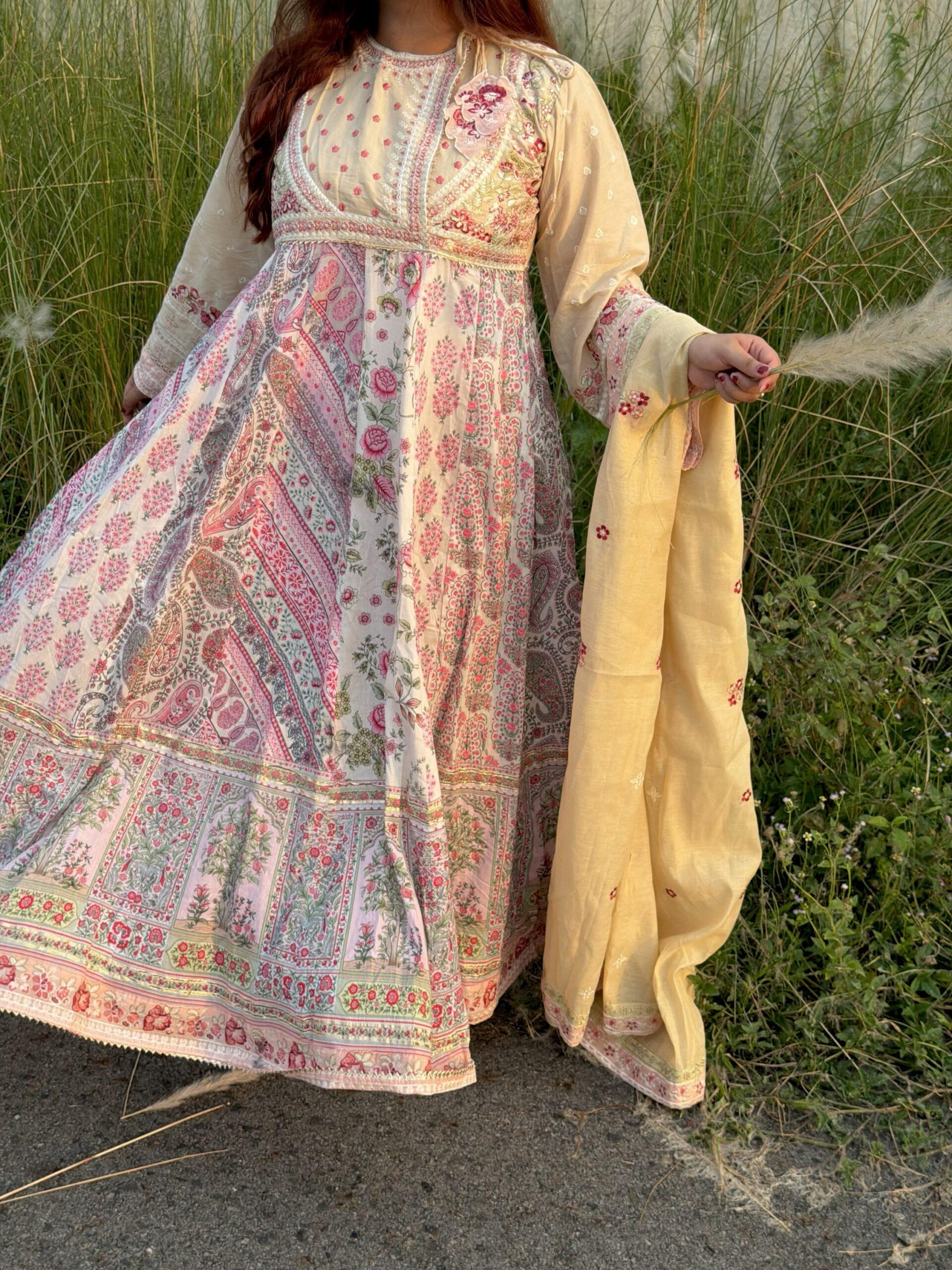 Creamy Anarkali - Image 15