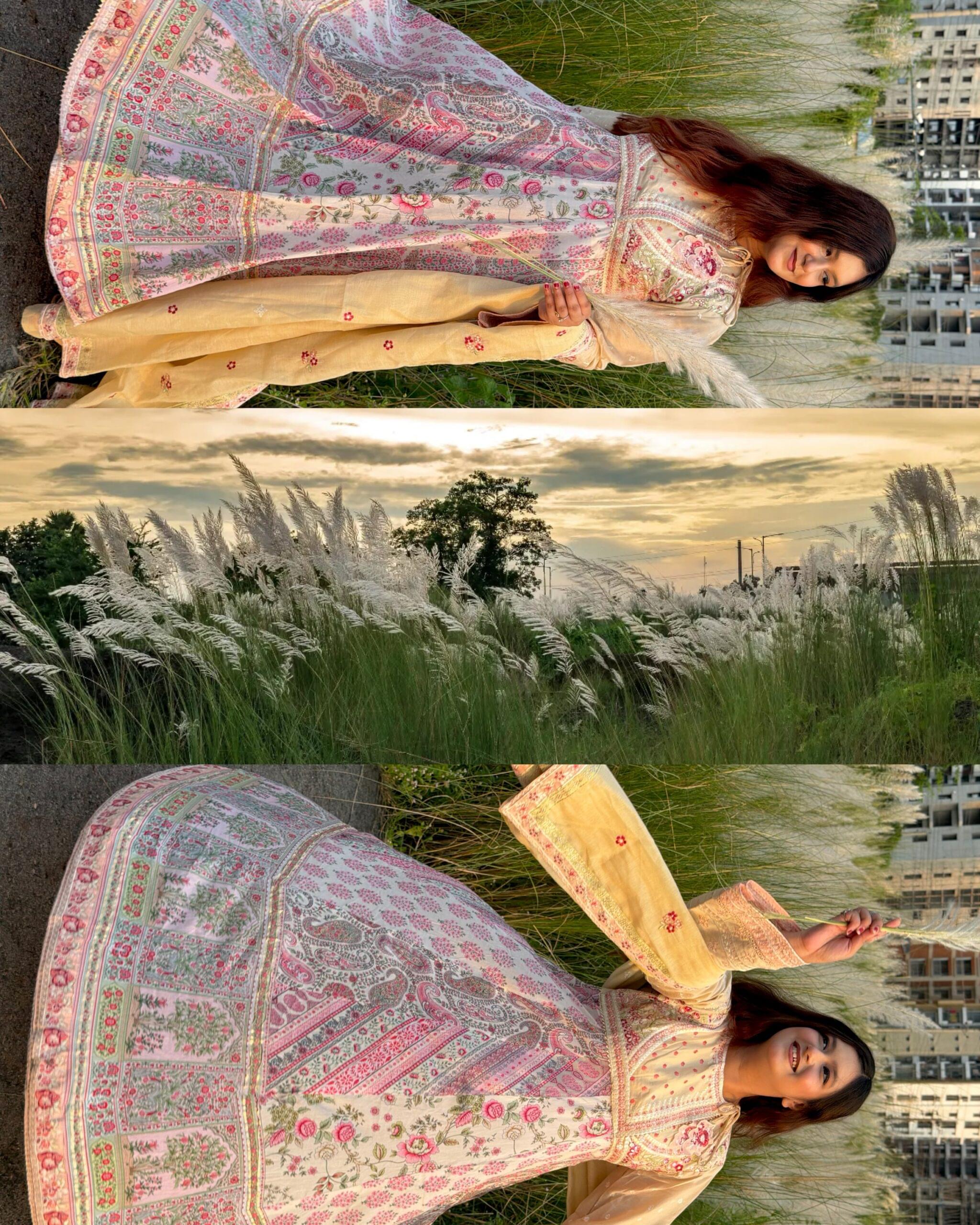 Creamy Anarkali - Image 20